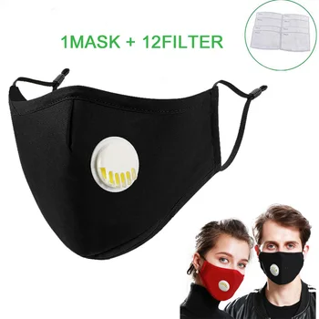 Moda PM2.5 filter za Masko Brathable Bombaž Usta Masko oglje, Filter Papir Stroj Maske za enkratno uporabo Elastično Držalo