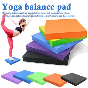 Nepremočljiva Mehko Balance Pad TPE Joga Mat Blok, Ploščica je Debela Bilance Blazine Balancer vadba Joge, Pilates Balance Board