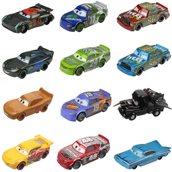 New Vroče Prodaje Disney Pixar Cars 3 Strele McQueen Mater Jackon Nevihta Ramirez 1:55 Diecat Vozila Kovinske Zlitine Avto Igrače Za Fante