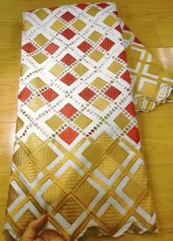 Nigerijski čipke tkanine beli švicarski voile bombažne čipke s kamni, visoke kakovosti dubaj tkanine tissu afriške suhe tkanine, čipke 5yards