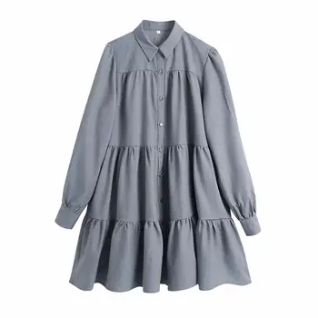 Northflow Ženske Obleke Naguban Nad Kolena Mini Trdna Beloprsi Singl A-Line De Fiesta Stranka Obleko Vestidos Haljo Femme