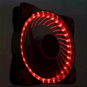 NOVA 12 cm računalnik primeru fan tiho 30 led rdeča/modra Barva Devet Ginekologijo in Listi Fan PC Primeru Sistem Hladilni Ventilator 4pin&3pin