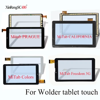Novi zaslon na Dotik, plošča računalnike stekla Za Tablični Wolder miTab CALIFORNIA/PRAGA/Svoboda 3G/Barve 10.1/Connect/En 10/New York