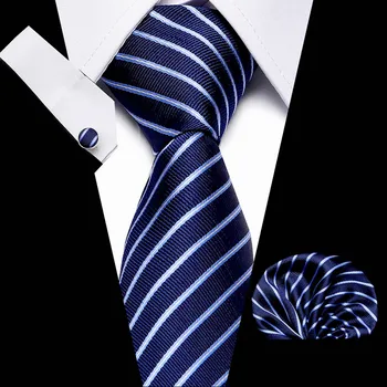Novo Modro Paisley moških vezi nastavite Ekstra Dolgo Velikost 145 cm*7.5 cm Kravatni Svile Žakarske Tkanine Vratu Kravato Obleko Poročno zabavo