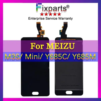 Novo Preizkušen LCD Meizu M3s Mini LCD Meizu m3s Zaslon na Dotik Z Okvirjem Računalnike Skupščine Zamenjava Opreme M3S Y685H