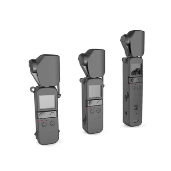 Osmo Žep 2 5in 1 Silikona Primeru Anti-padec gimbal zaščitni ovitek črni za DJI Žep 2 dodatno Opremo Fotoaparata