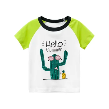 Otroci T-shirt Dekleta Cotton Tee Živali Tiskanja Dekle Majica Vrhovi Risanka Otroci tshirt Oblačila, Oblačila za Poletje Novo Prispeli do leta 2020