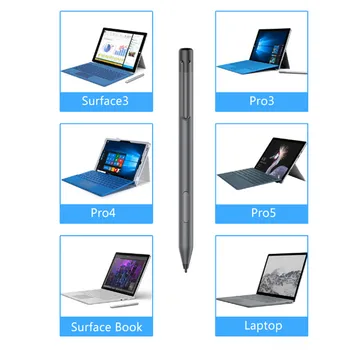 Pisalo za Microsoft Surface Pro 3 4 5 6 Površina Pojdi Studio Knjiga Laptop Površino na Dotik Kapacitivni Pero zgrajena z Desno tipko miške kliknite gumb