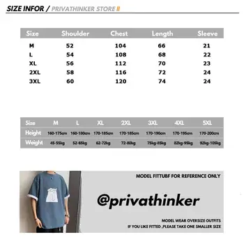 PR 2020 Mens Natisnjeni Srčkan Kratek Rokav Poletje Tshirts Moških Svoboden Harajuku T-Shirt Nekaj Oblačila Tshirt Modnih 3XL