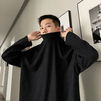 PR Men je Barva Pozimi Topla Majica korejski Ulične Mode Puloverji Hoodie 2020 Pozimi Priložnostne Moških Modnih Oblačil