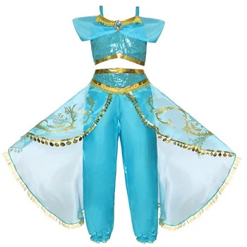 Princesa Obleko za Baby Girl Oblačenja Up Jasmina Elsa Anna Obleko Otroci Perzijski Princess Kostum Dekle Pustni Rojstni dan Kostum