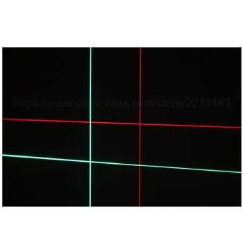 Rdeče/Zeleno Žarek Laserski Ravni Self-Izravnavo Horizontalne in Vertikalne Križ Skladu Mini Prenosni Merilnik Ravni 2 linije