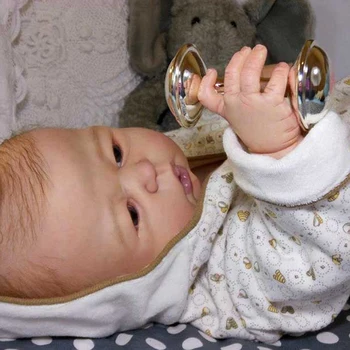 RSG Prerojeni Baby Doll 22 Cm Veren Newborn Baby Dakota Vinil Unpainted Nedokončane Lutka Deli DIY Prazno Lutka Kit