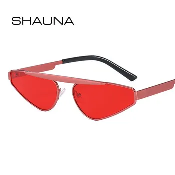SHAUNA Ins Priljubljena Mala Mačka Oči, sončna Očala Ženske UV400