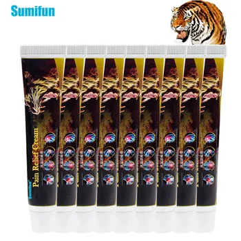 Sumifun 10Pcs Novo Tiger Balzam za ustnice Mazilo Revmatoidni Artritis Zdravljenje Skupni Ledvene Hrbtenice Lajšanje Bolečin Krema Kitajski Medicinski Obliž