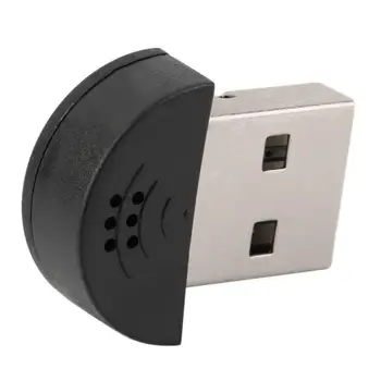 Super Mini USB 2.0, Mikrofon, Prenosni Studio Govora MIC Zvočno kartico Driver Brezplačno za Prenosni računalnik/Prenosnik/PC/MSN/Skype