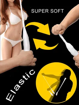 Super Silikonski Vagina Masturbator za Moške Dolge Stran Elastična Penis Rokav Mehke Kože, Občutek Muco Penis Massager za Moški Spol Igrača