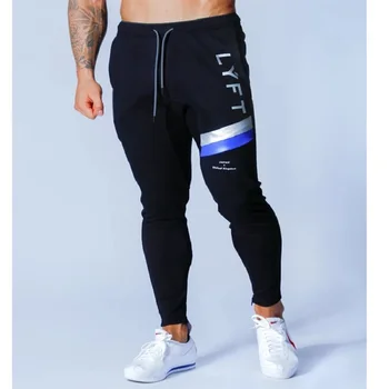 Telovadba fitnes sweatpants moških jogger hlače, bombaž tanke teče tracpants šport, usposabljanje hlače moški, tek blagovne znamke šport