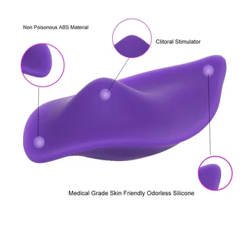 Tiho Hlačne Vibrator z Brezžičnim Daljinskim Prenosni Stimulator Klitorisa Nevidno Vibracijsko Jajce Sex igrača Za Ženske vagine kroglice