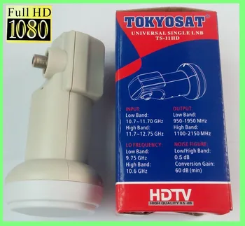 TOKYOSAT TS11HD Najboljši Signal digitalni HD Univerzalno KU Band Single LNB Visok Dobiček Nizka raven hrupa satelitsko Anteno LNB