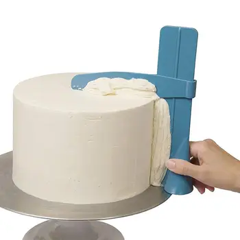 Torto Strgalo Gladko Nastavljiv Fondat Lopatice za Torte Rob, Gladka Cream Dekoraterstvo DIY Bakeware Namizna Kuhinja Torto Orodje