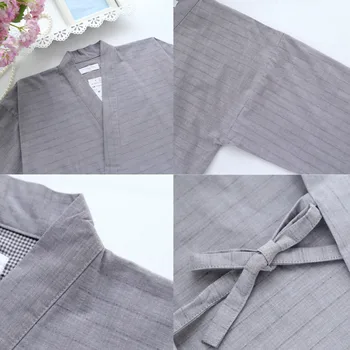 Tradicionalni Kimono Sleepwear Pižamo Set Za Ženske, Moške Bombaž Svoboden Japonski Slog Kopanje Yukata Vrh Hlač Par Nightgown