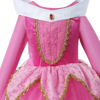 Trnuljčica Aurora Princesa Obleke Dekleta Kostum Pustni Obleke Otroci Vestidos Cosplay Karneval Halloween Rojstni Robe
