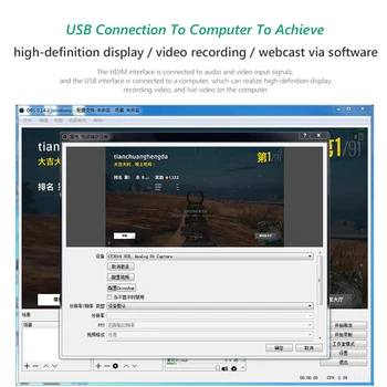 USB 3.0/2.0, Zajem Video Kartica, HDMI 1 Način, da USB 2.0 1080P Mini Pridobitev Kartice HD Kamero za Snemanje v Živo Pretakanje Adapter