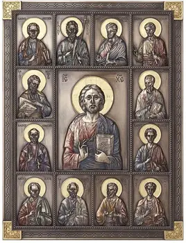 Veronese Design Jezusa In Dvanajst Apostolov Stenske Plošče, Krščanski Katoliški Verski