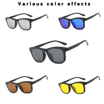 Vintage Posnetek Na Moške Polarizirana sončna Očala, Ogledalo Dame sončna Očala Prostem Vožnje Moda 5+1 Peč Določa Očala Oculos Gafas UV