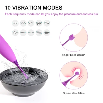 Visoko Frekvenco G Spot Klitoris Stimulator za Ženske, Bradavice, Masaža Vibrator Orgazem Pero Vibracijske Palice Ženskega Spola Igrače