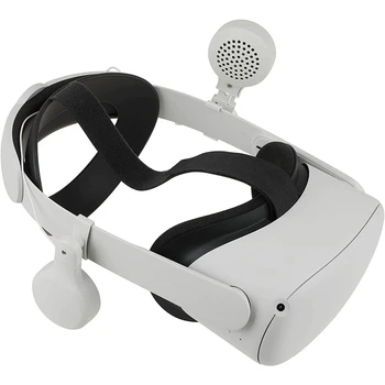 VR Izboljšanje Zvoka preko Slušalke za Oculus Quest 2 Zavrtite za 360 Stopinj in Aux Priključek za Slušalke za Oculus Quest 2