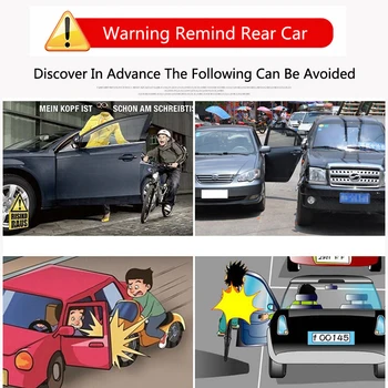 Vrata avtomobila Opozorilo Varnost Označite Proti trčenju Reflektivni Trakovi Za KIA Rio Ceed Sportage Mazda 3 6 Cx-5 Peugeot 206 307 308 207