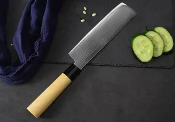 XITUO Damask Jekla Cleaver Nož Professional Japonske Kuhinje Kuhar Nož Oster Losos Suši Kuhinje, Rezanje Santoku Noži