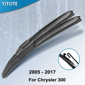 YITOTE vetrobranskega stekla Hibridni Metlice Brisalcev za Chrysler 300 Fit kavljem Orožja