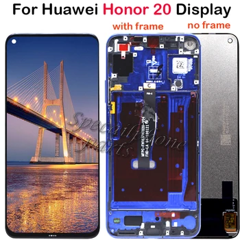 Za Huawei honor 20 LCD Zaslon na Dotik YAL-L21 Z okvirjem Računalnike Skupščine Zamenjavo, Popravilo Del za Čast 20 pro LCD