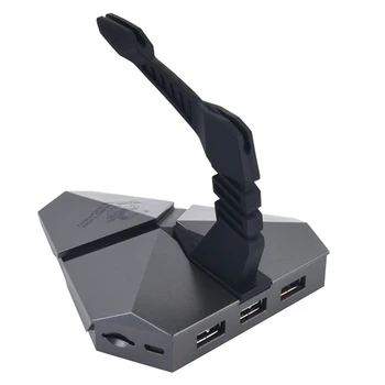 Za visoke Hitrosti, 3-Port USB HUB 2.0 Miško Bungee Splitter 480Mbps Podatkov Gaming HUB TF Card Reader Objemka za samsung galaxy s9