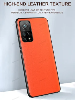 Za Xiaomi Mi 10T Pro Primeru Usnje Moda Shockproof Hrbtni Pokrovček Za Xiaomi Mi 10T 10T Pro 10T Lite Poco X3 NFC Primeru