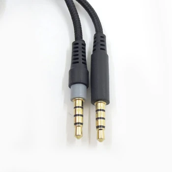 Zamenjava Pleteni 3.5 mm Audio Kabel za HyperX Oblak Alfa Gaming Slušalke Slušalke DQ-Spusti