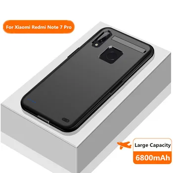 ZKFYS 6800mAh Portable Power Bank Primeru Za Xiaomi Redmi Opomba 7 Pro Visoke Kakovosti Nosilec Zunanje Pomožno Baterijo Polnilnik Primeru