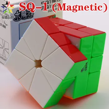 Čarobna kocka uganka YuXin Malo Čarobno SQ 1 Kvadratni-1 Magnetni čudno obliko strokovne izobraževalne twist igre, igrače, kocke darilo Ž