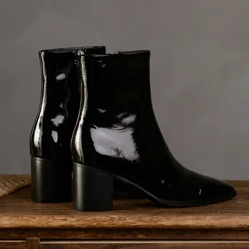 ženske močen visoke pete, škornji ženska, čevlji jeseni blagovne znamke oblikovalec chelsea škornji ženski platforma čevlji lasdies moda črpalke